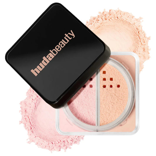 HUDA BEAUTY Easy Bake Loose Powder Brightening + Correcting Duo