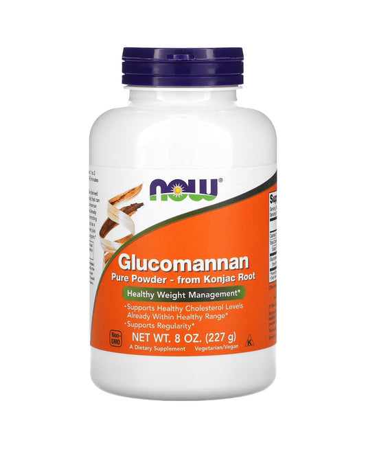 NOW Foods Glucomannan, Pure Powder, 8 oz (227 g)