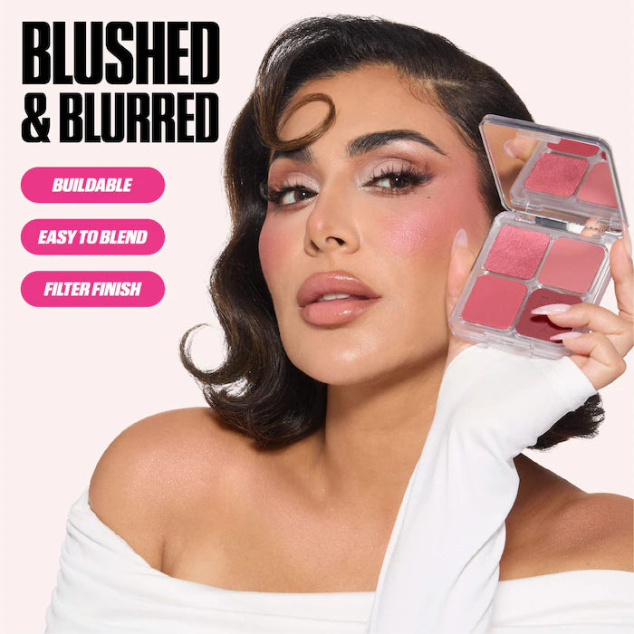 HUDA BEAUTY Blush Filter Blurring Blushlighters Palette Baby Pink