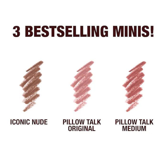 Charlotte Tilbury
Mini Iconic Lip Cheat Lip Liner Trio