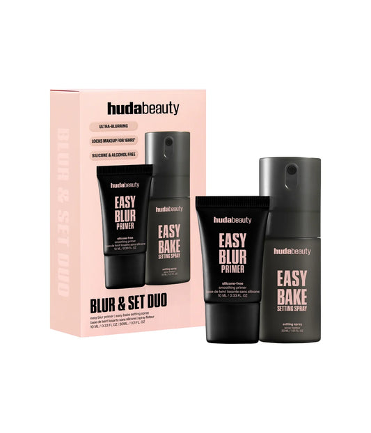 HUDA BEAUTY Mini Blur & Set Duo