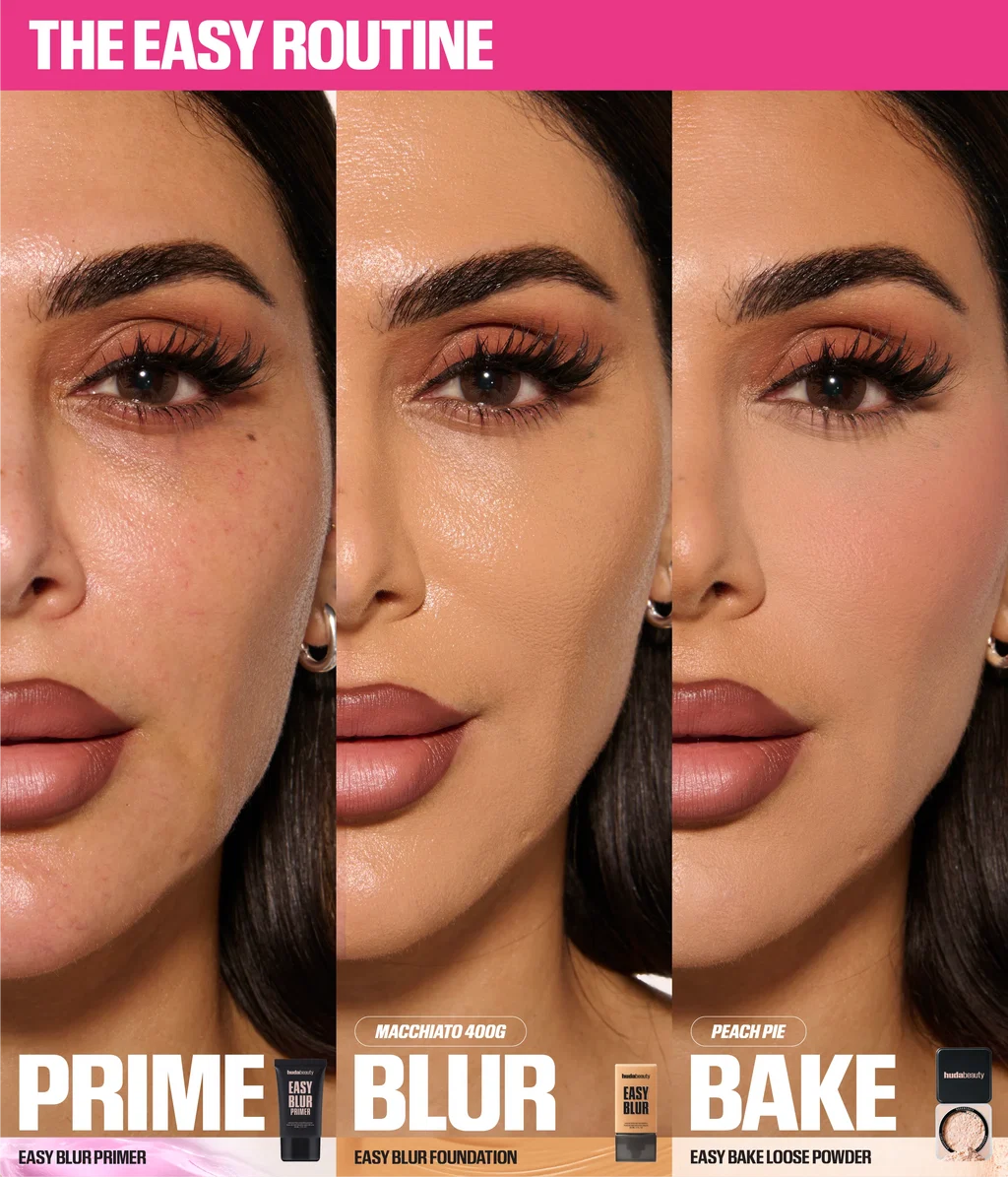 HUDA BEAUTY Mini Easy Blur Silicone-Free Smoothing & Pore-
Minimizing Primer