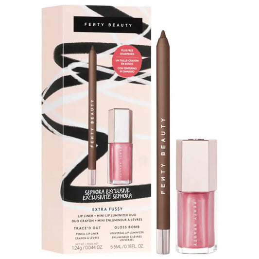 Fenty Beauty by Rihanna
Extra Fu$$y Lip Liner + Mini Lip Luminizer Duo