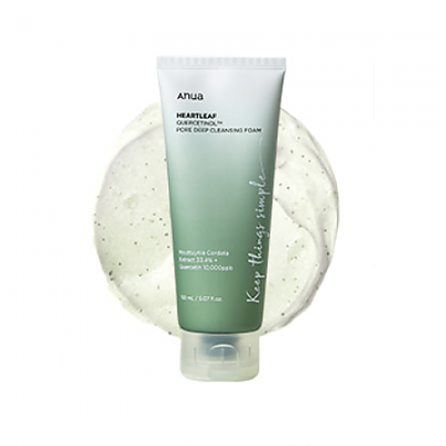 Anua - Heartleaf Quercetinol Pore Deep
Cleansing Foam