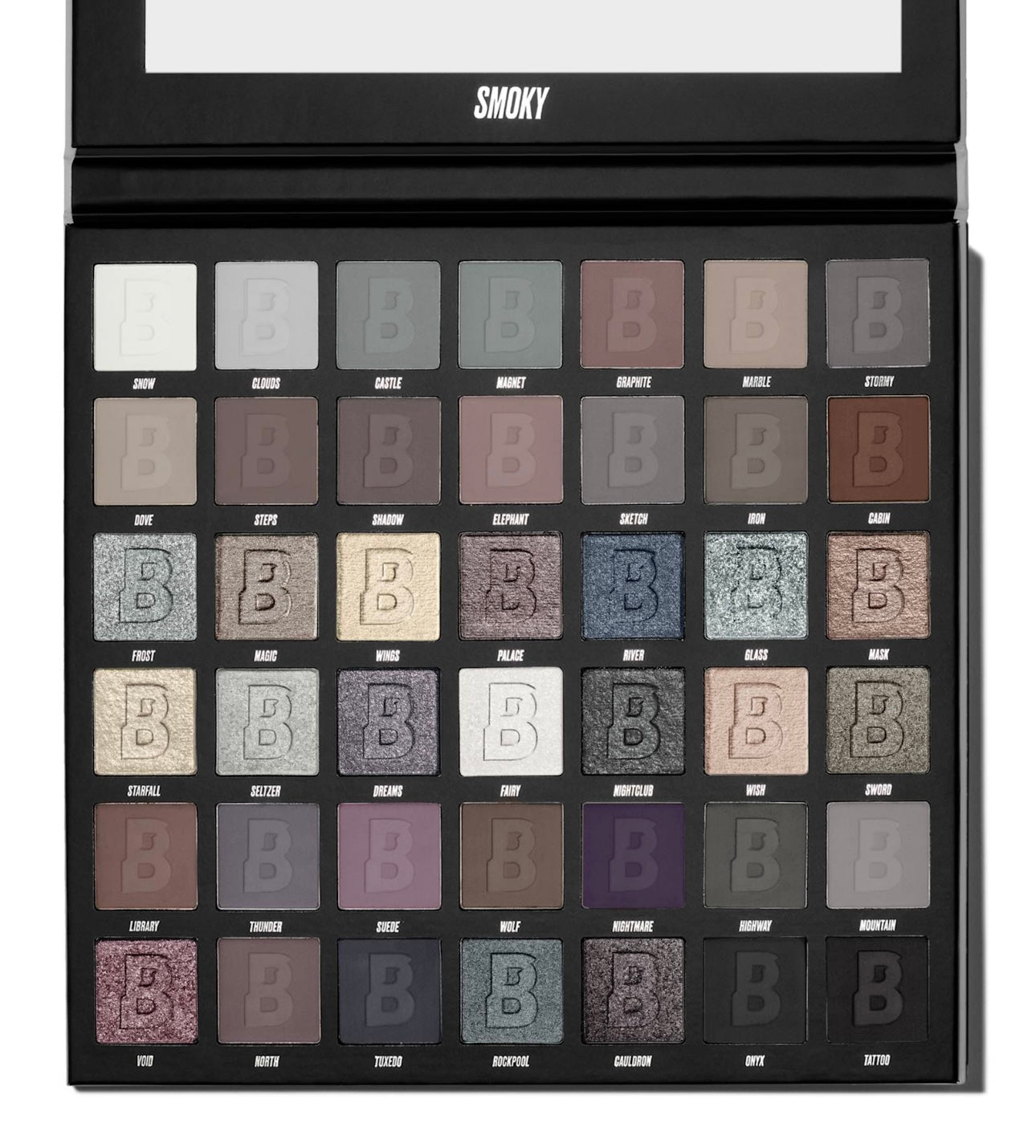 BY BEAUTY BAY
SMOKY 42 COLOUR PALETTE
