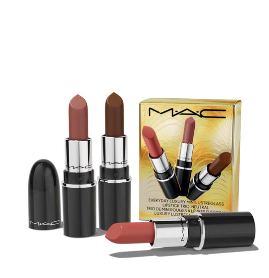 Mac Cosmetics Everyday Luxury Mini Lustreglass Lipstick Trio