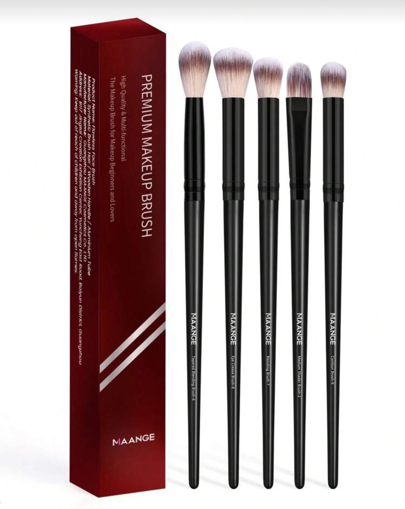 MAANGE 5 Eye Essentials Eye
Brush Set