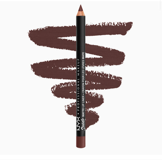 NYX PROFESSIONAL MAKEUP Suede Matte Lip Liner, Cold Brew