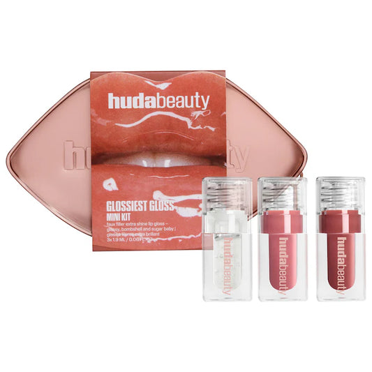 HUDA BEAUTY
Mini Glossiest Lip Gloss Set
