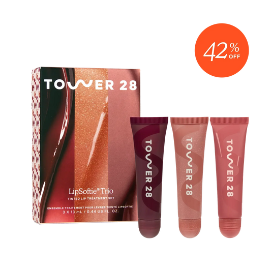 Tower 28 Beauty LipSoftie™
Lip Treatment Trio