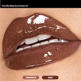HUDA BEAUTY Juicy coco Lip Gloss + Liner Set
