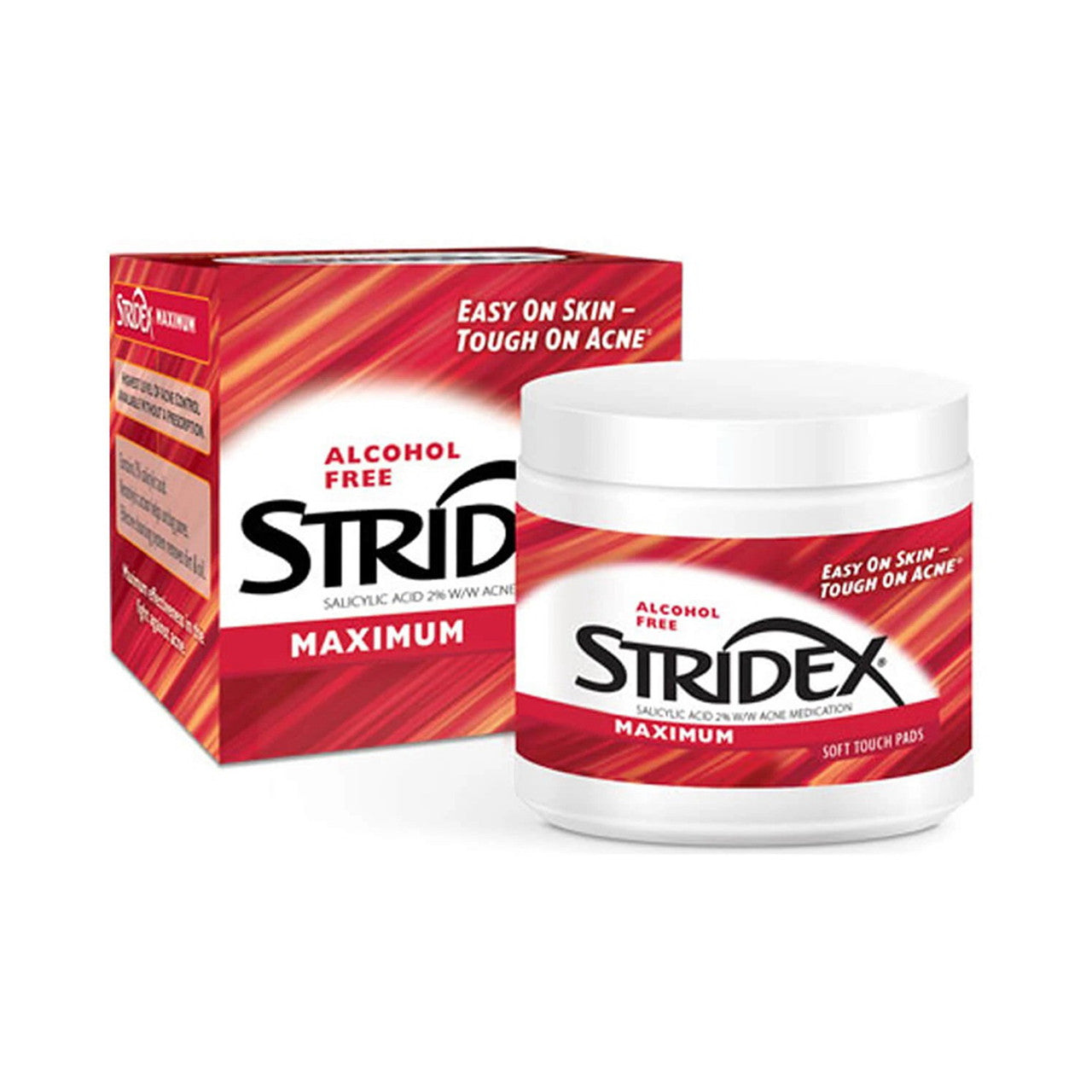 Stridex Medicated Acne Pads, Maximum Strength