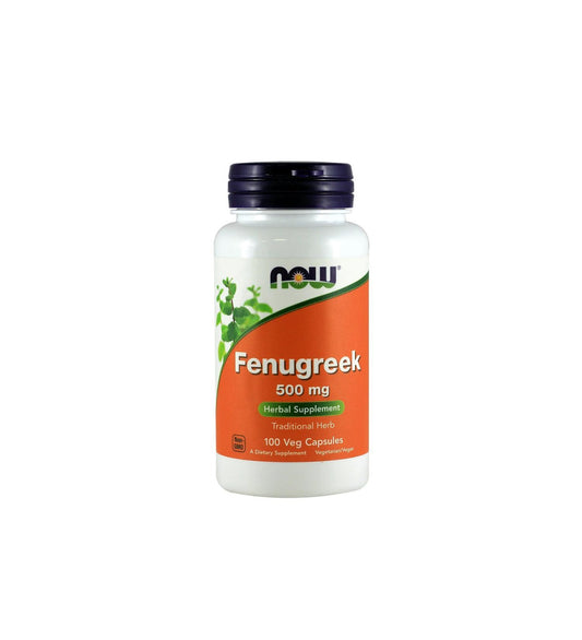 NOW Foods
Fenugreek, 500 mg, 100 Veg Capsules