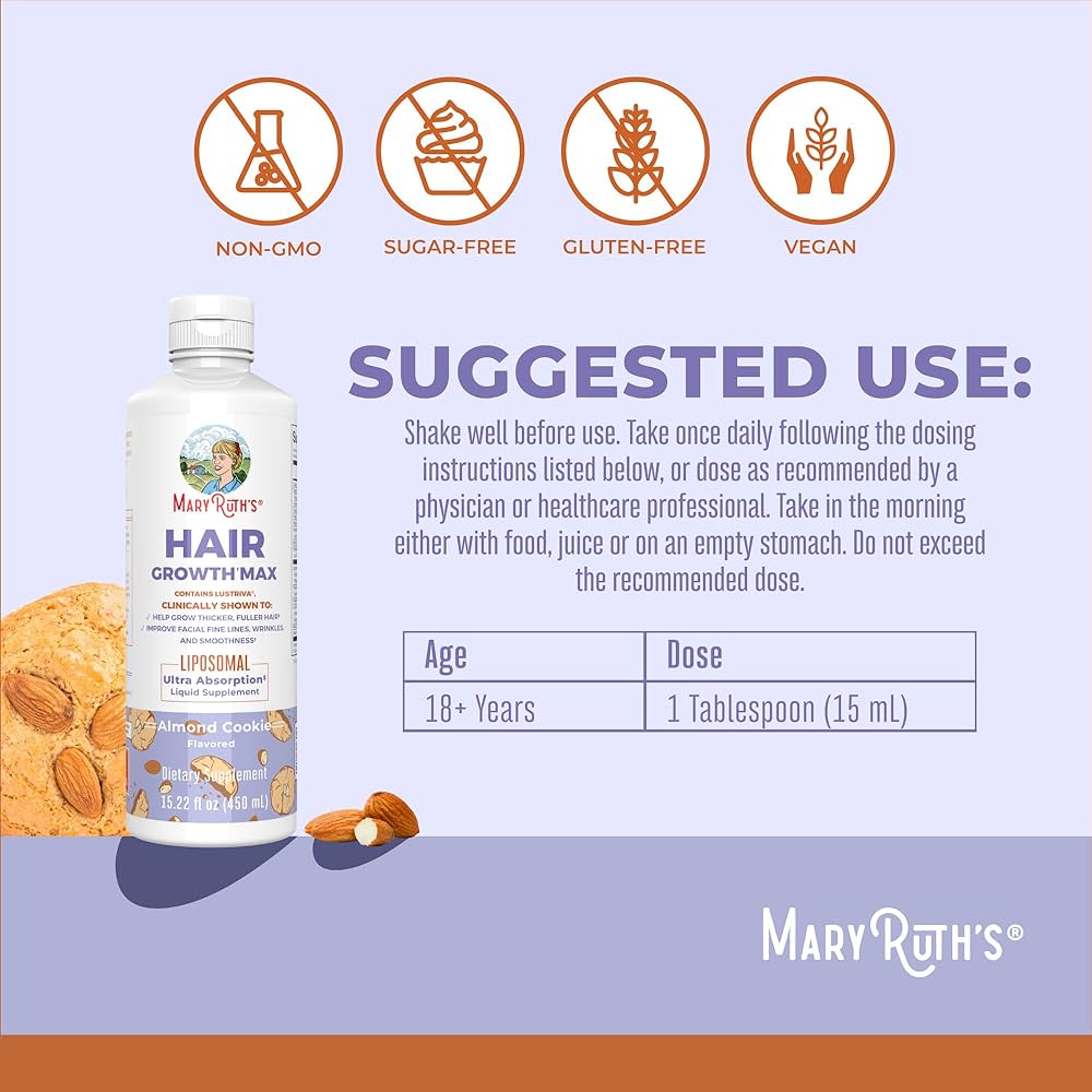 MaryRuth Organics Women's Hair Growth MAX