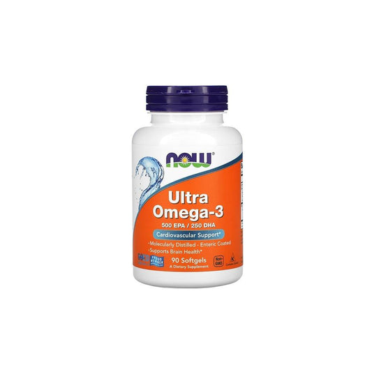NOW Foods, Ultra Omega-3 Fish Oil, 90 Softgels (1,000 mg per Softgel)