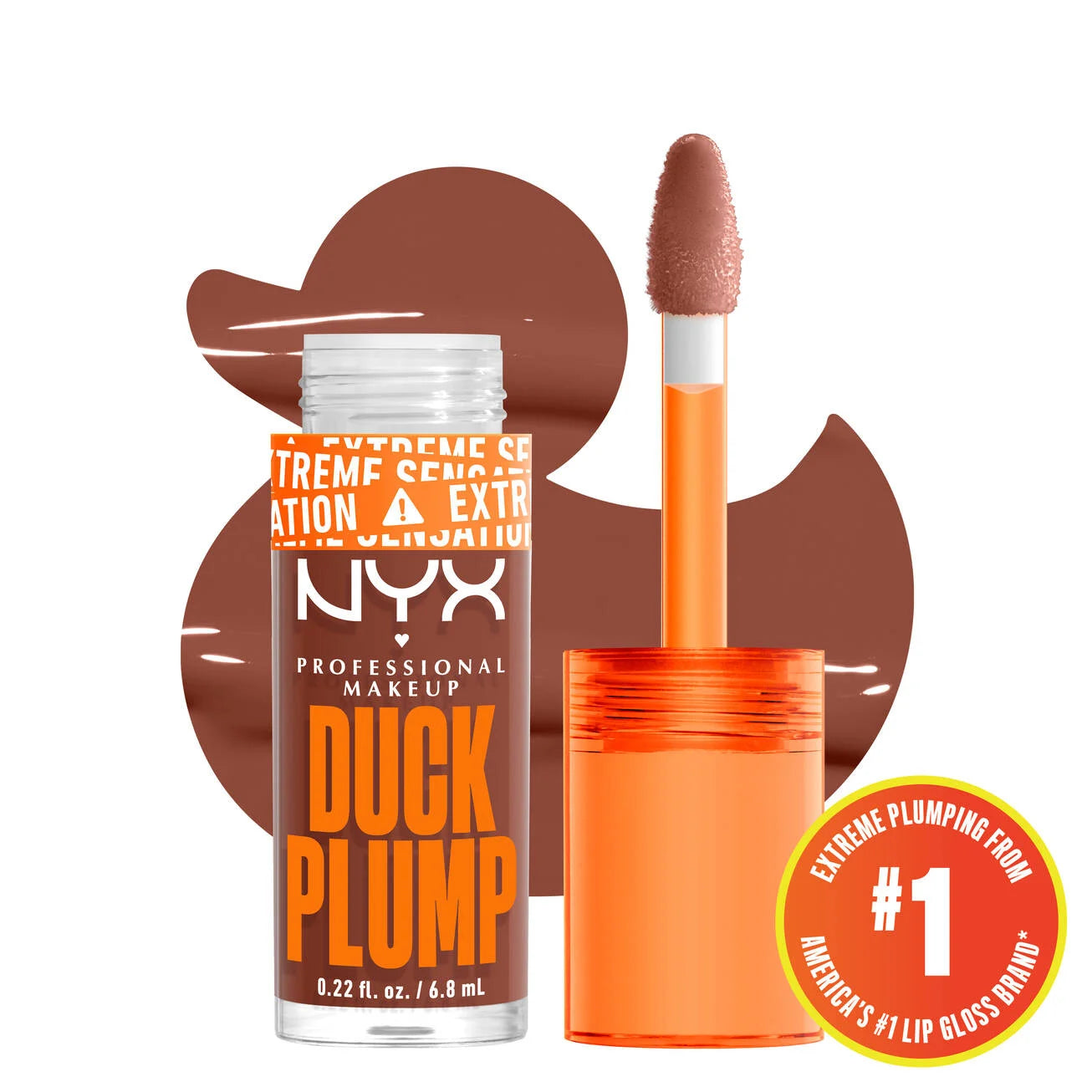 NYX Professional Makeup Duck Plump Lip Plumping Gloss mocha me crazy
