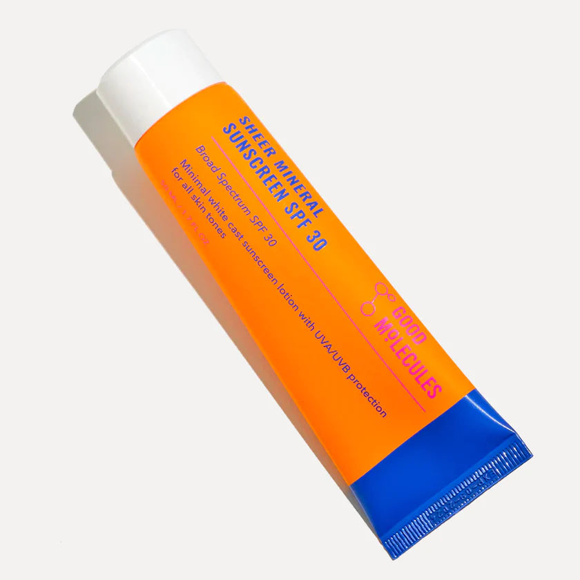 GOOD MOLECULES واقي شمسي معدني شفاف بعامل حماية SPF 30