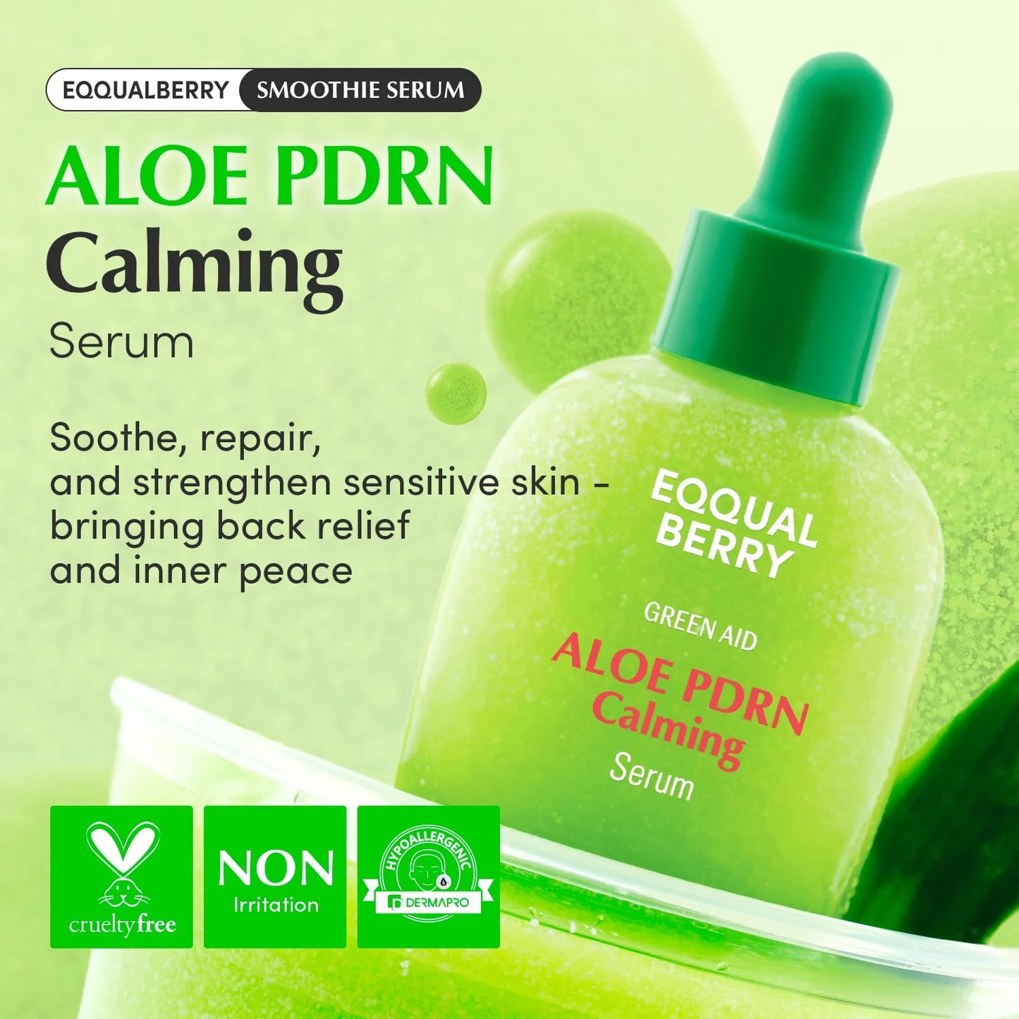 Eqqualberry Aloe PDRN Calming Smoothie Serum