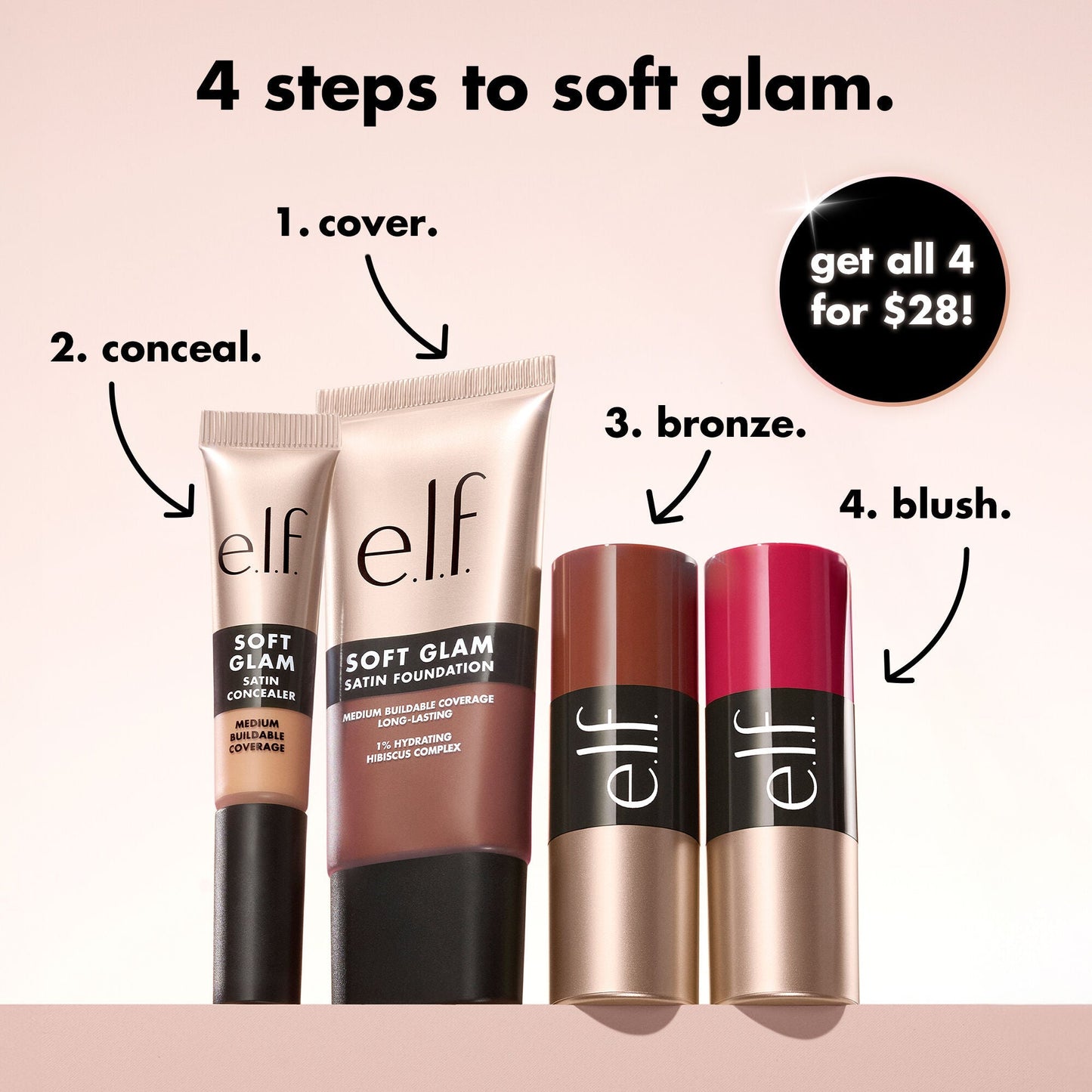Elf Cosmetics Soft Glam Cream Blush Stick