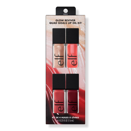 elf Cosmetics
Glow Reviver Quad Goals Lip Oil Kit
