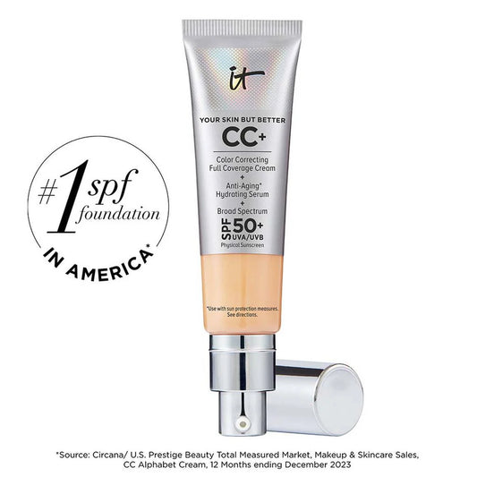 IT Cosmetics
CC+ Cream Full Coverage Color Correcting Foundation with SPF 50+