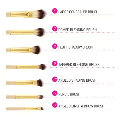 BH Cosmetics Studded Couture 12 Piece Brush Set