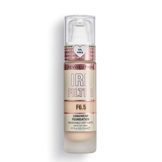 Makeup Revolution IRL Filter Longwear Foundation 23ml - F6.5