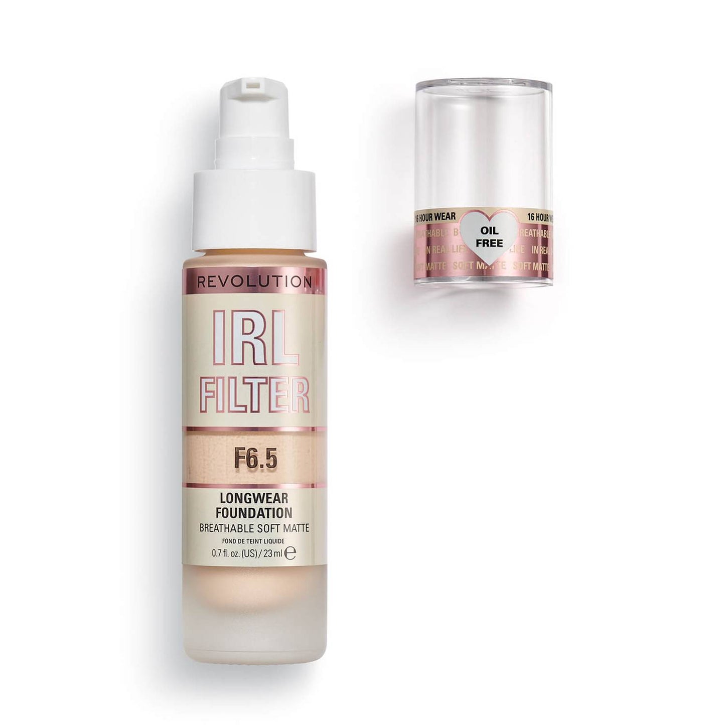 Makeup Revolution IRL Filter Longwear Foundation 23ml - F6.5