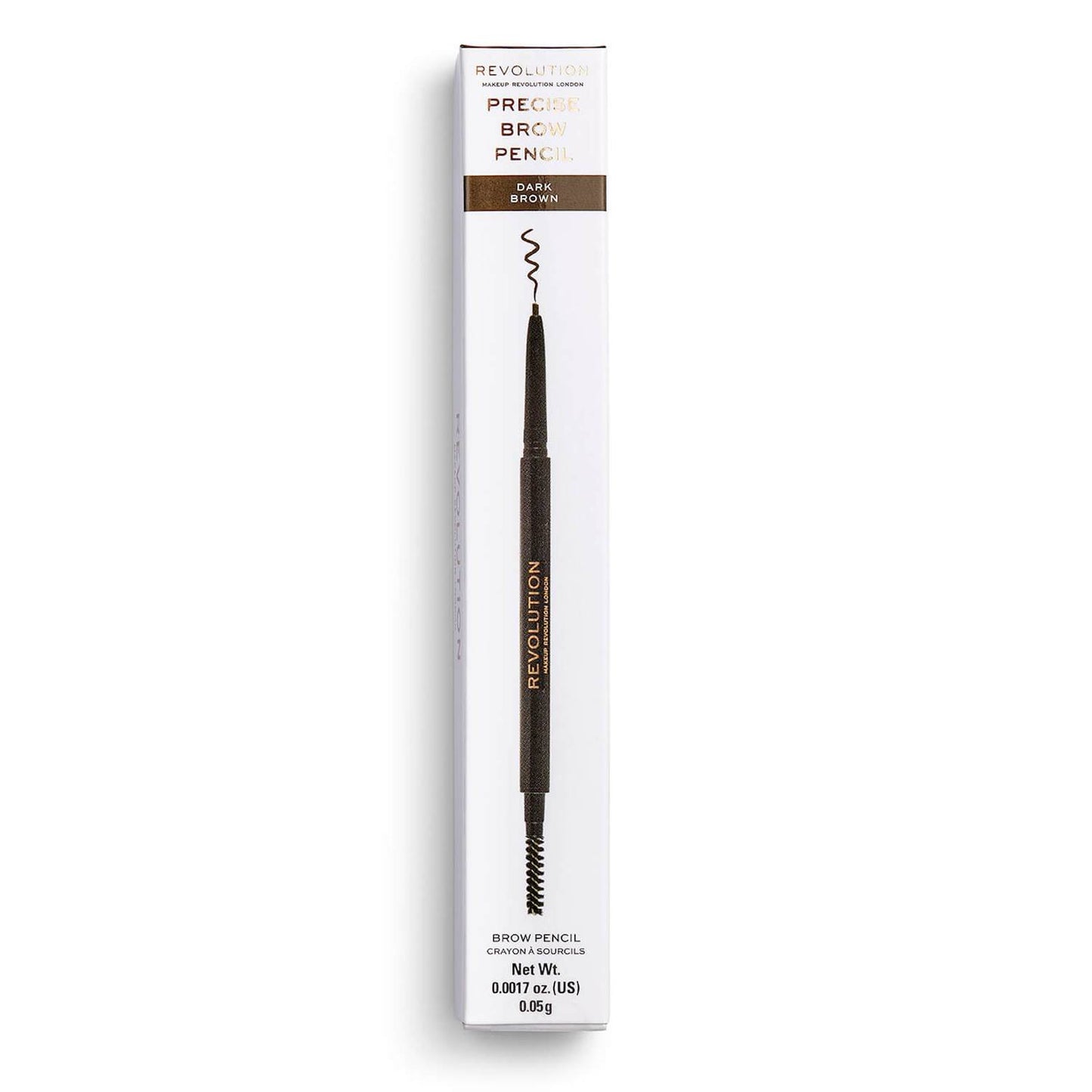Makeup Revolution Precise Brow Pencil - Dark Brown