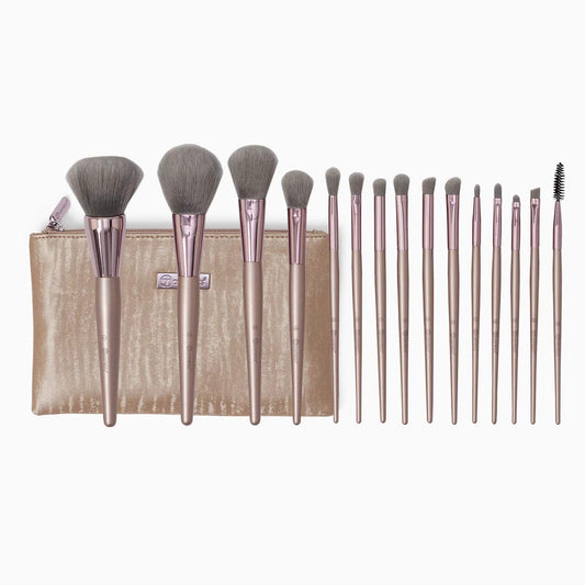 BH Cosmetics Lavish Elegance Makeup Brush Set (Pack of 15)