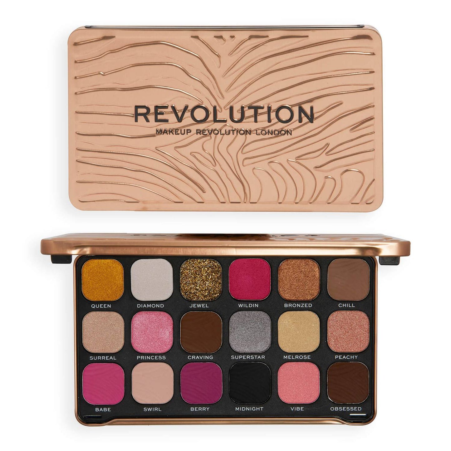 Makeup Revolution Forever Flawless Shadow Palette - Bare Pink