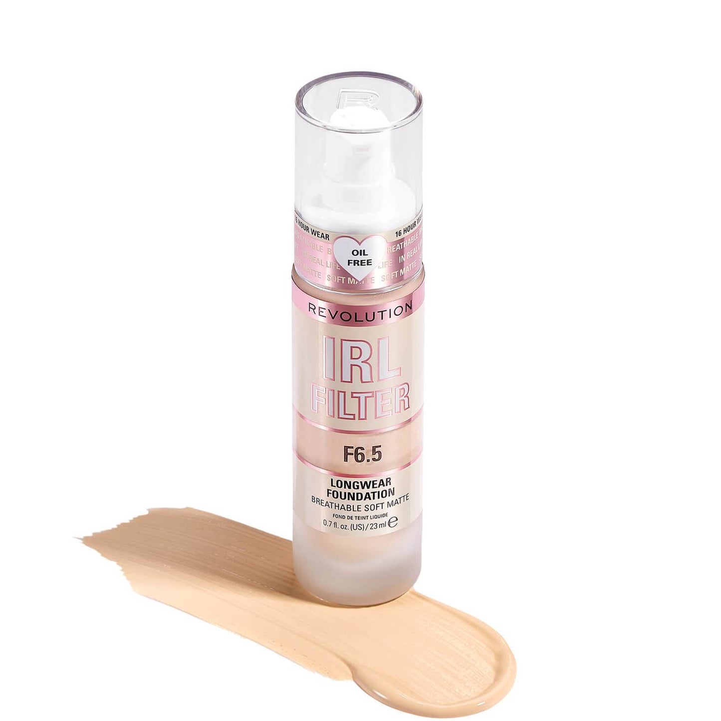 Makeup Revolution IRL Filter Longwear Foundation 23ml - F6.5
