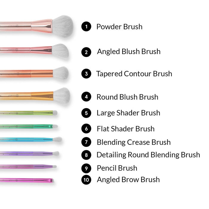 BH Cosmetics 10 Brushes set Take Me Back To Brazil