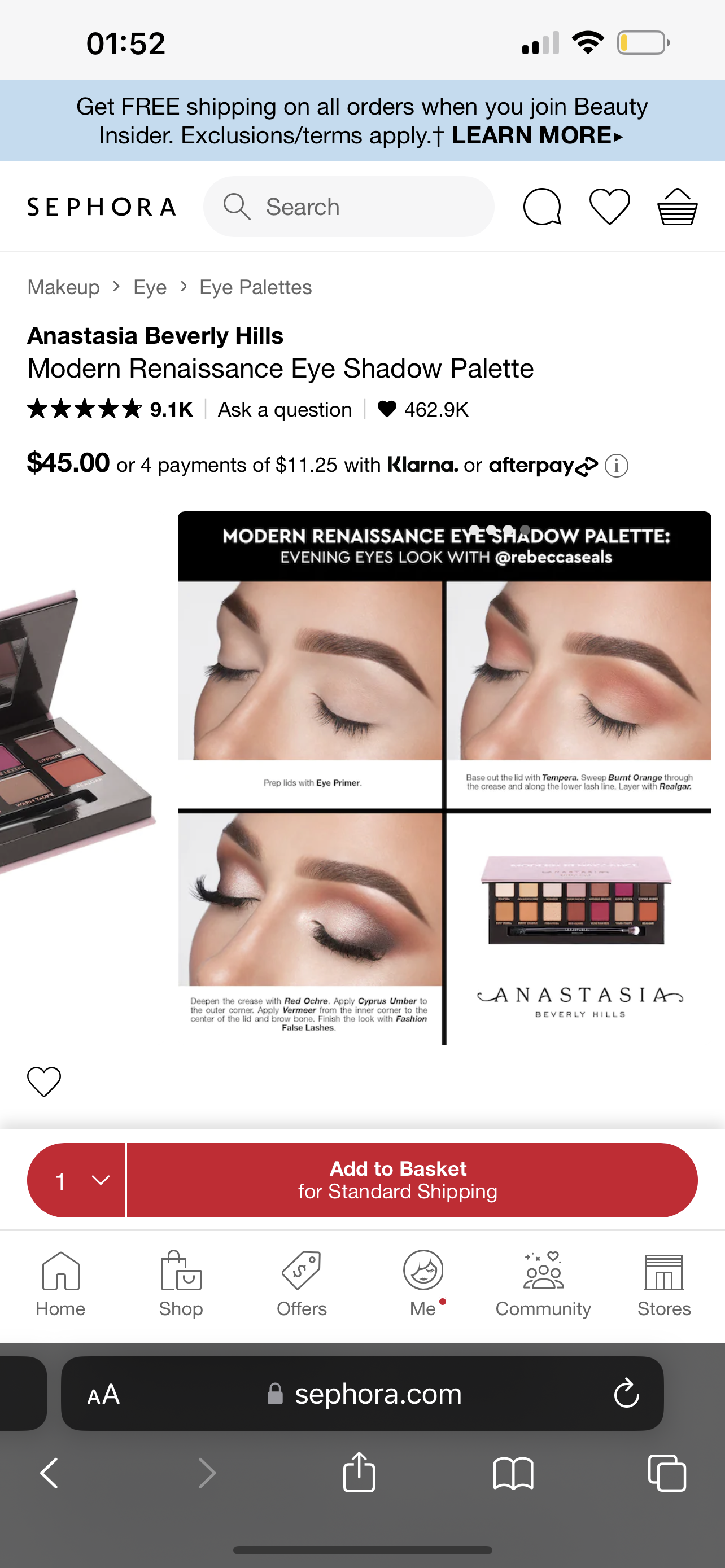 Anastasia Beverly Hills Eyeshadow Palette Vault