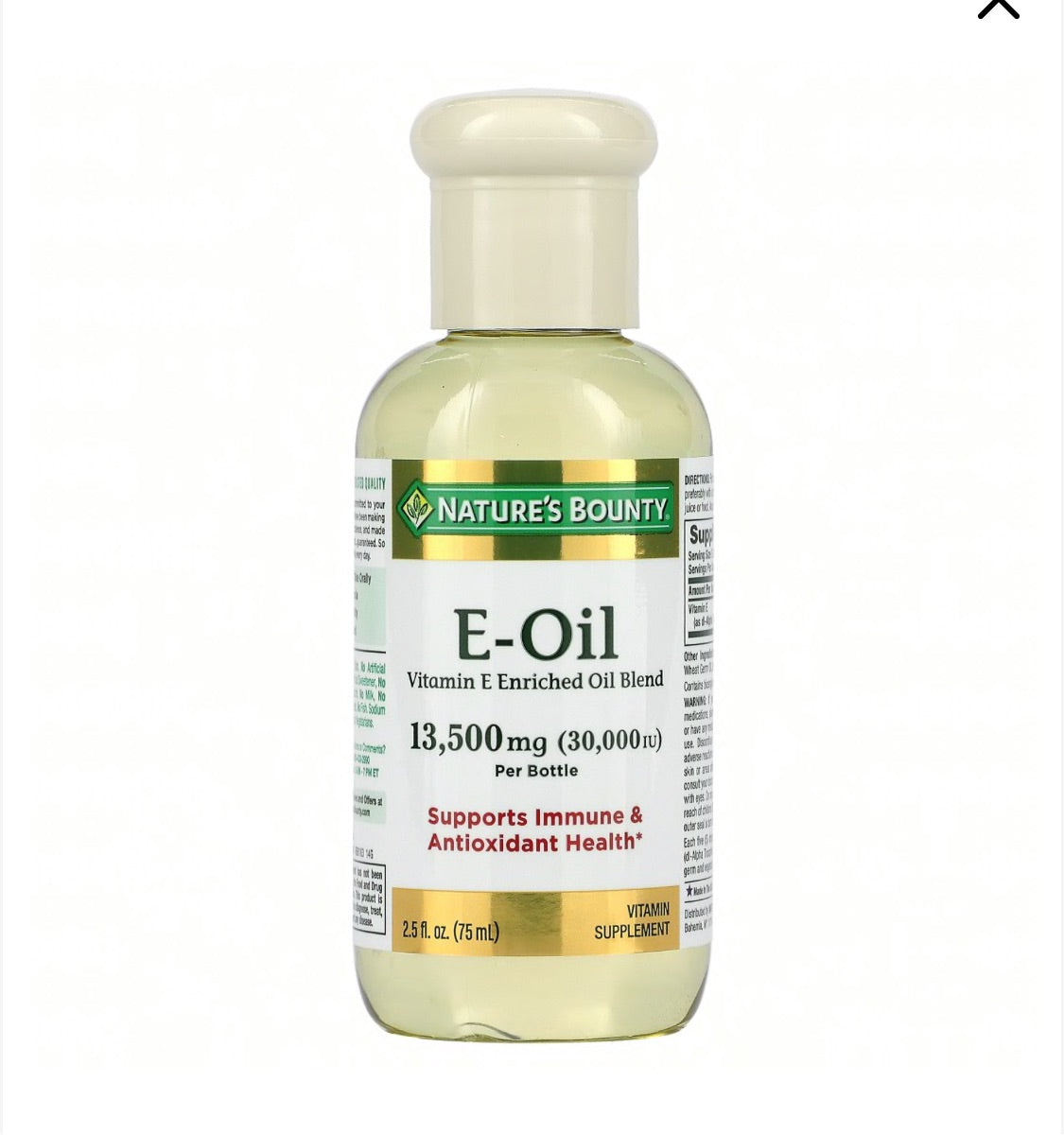Vitamin E-Oil, 13,500 mg (30,000 IU), 2.5 fl oz (75 ml)