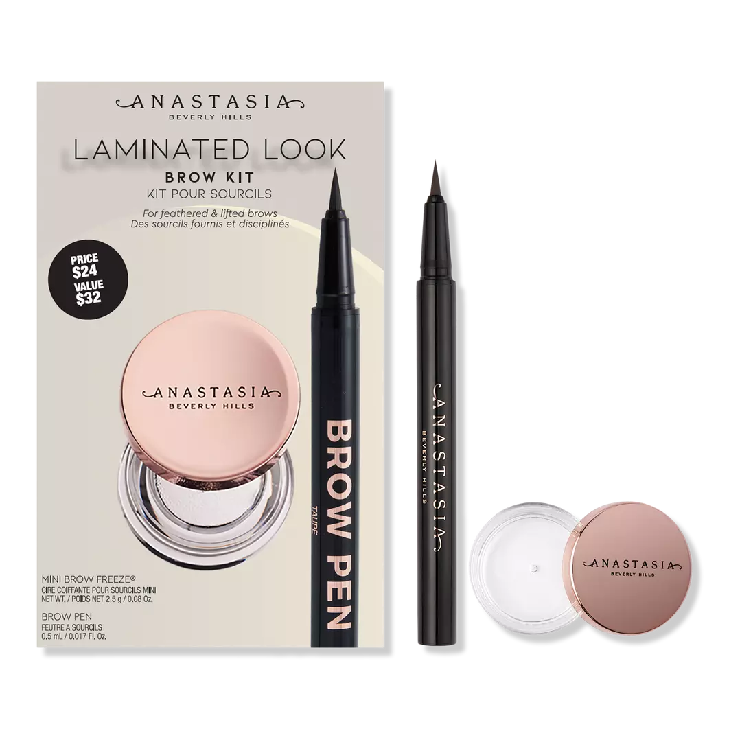 Anastasia Beverly Hills laminated look brow kit - ebony