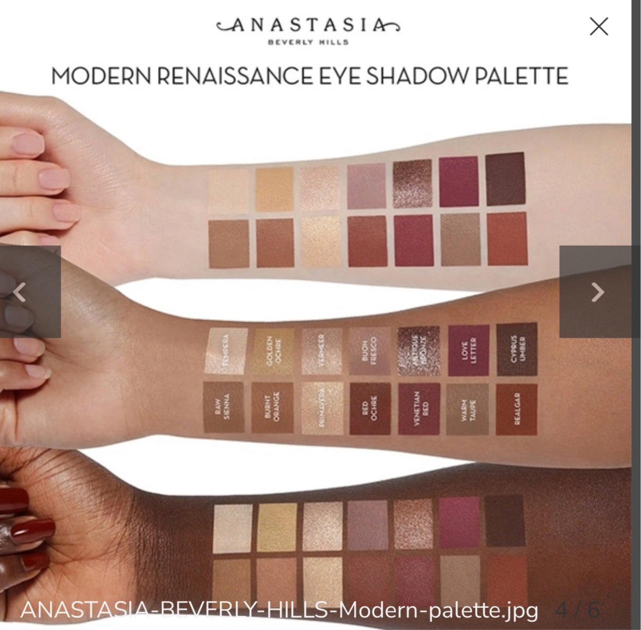 Anastasia Beverly Hills Eyeshadow Palette Rose Gold Collection