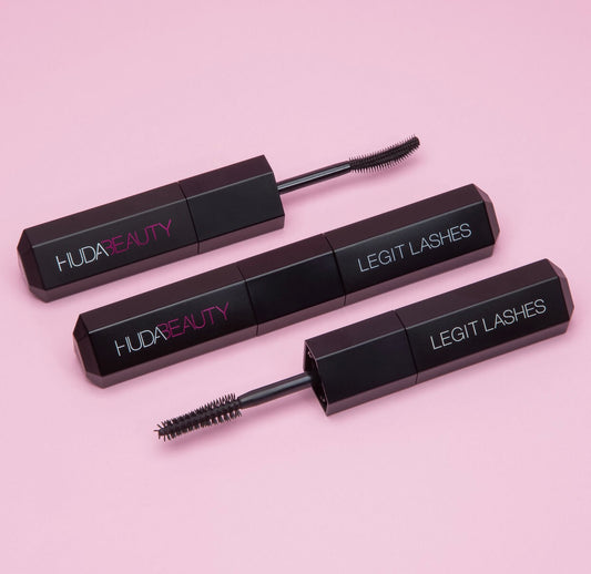 Huda Beauty LEGIT LASHES Double-Ended Volumizing and Lengthening Mascara