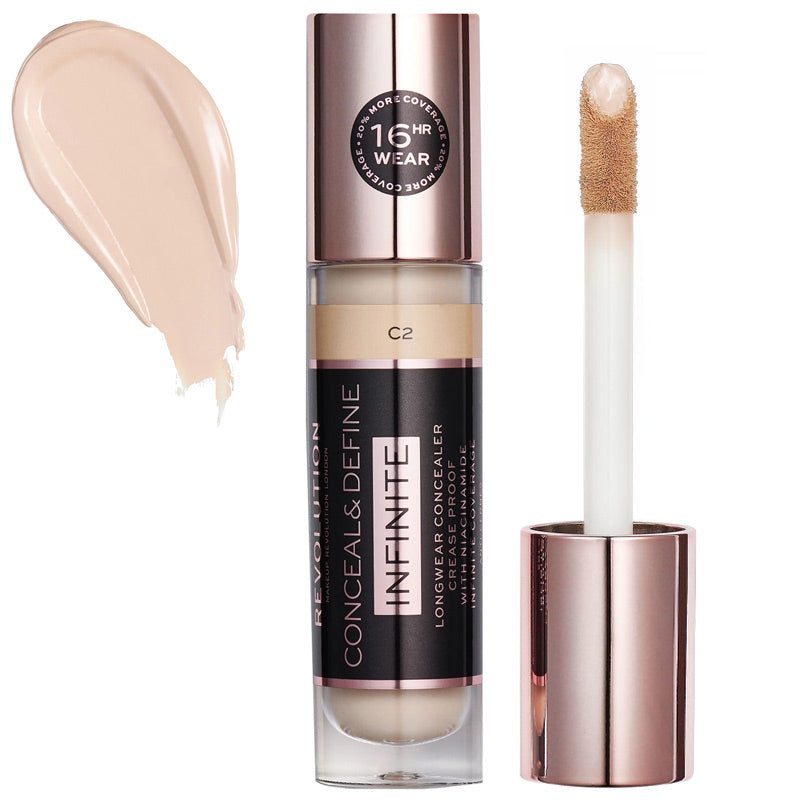Makeup Revolution Conceal & Define Infinite Concealer C2
