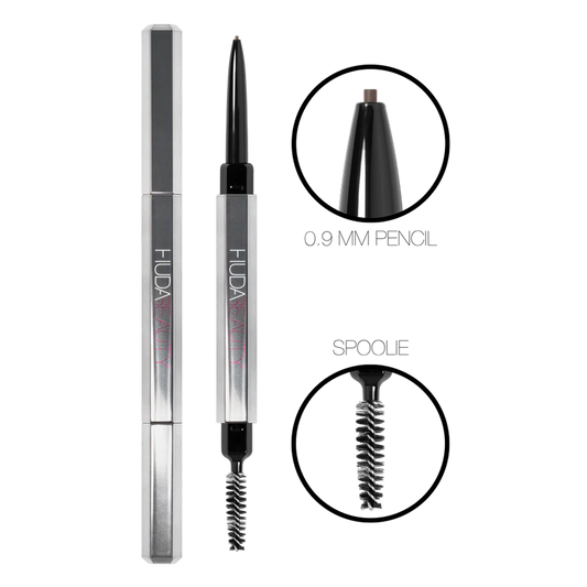 Huda Beauty #BOMBBROWS Microshade Brow Pencil Black Brown - 7