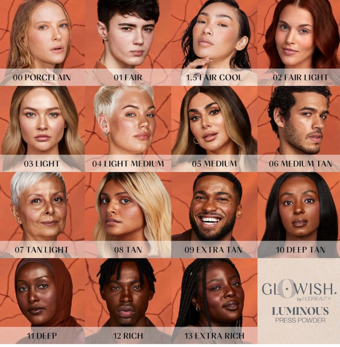 Huda Beauty GloWish Luminous Pressed Powder