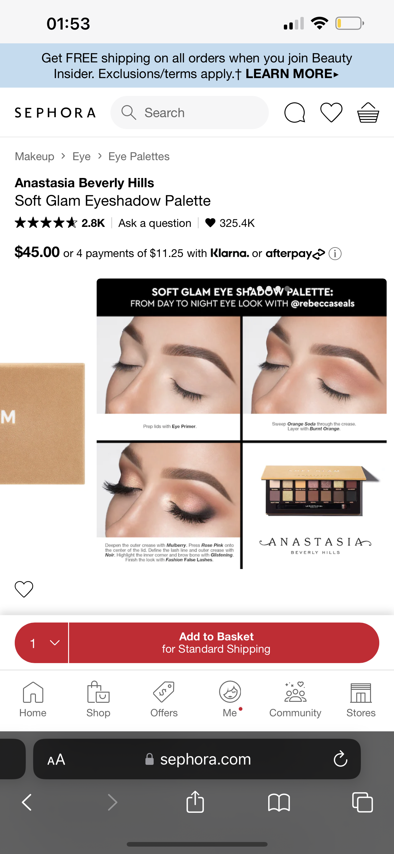 Anastasia Beverly Hills Eyeshadow Palette Vault