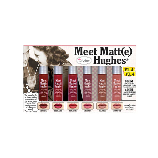 theBalm 6-Piece Meet Matte Hughes Mini Kit Vol 4
