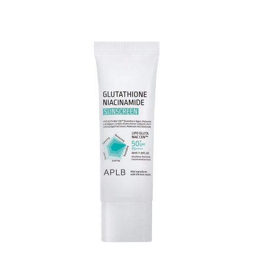 Aplb Glutathione & Niacinamide Brightening Sunscreen Spf 50+ 40 Ml
