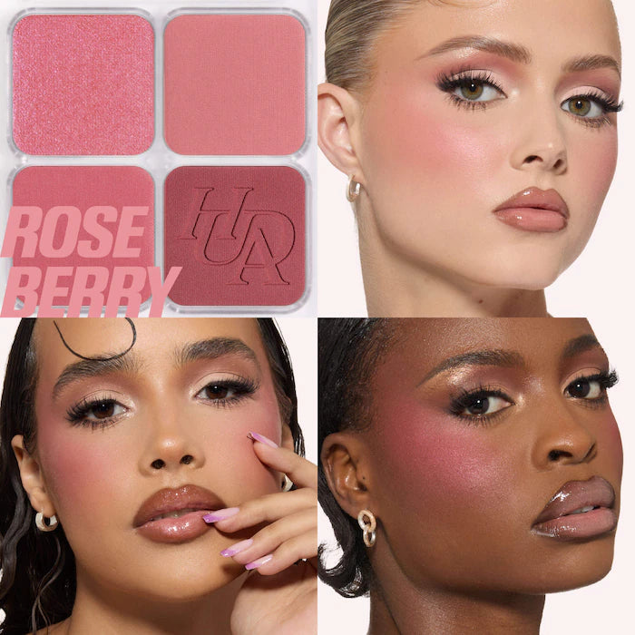 HUDA BEAUTY  Blush Filter Blurring Blushlighters Palette Rose Berry
