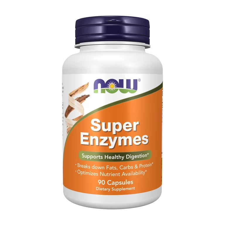 NOW Foods Super Enzymes, 90 Capsules