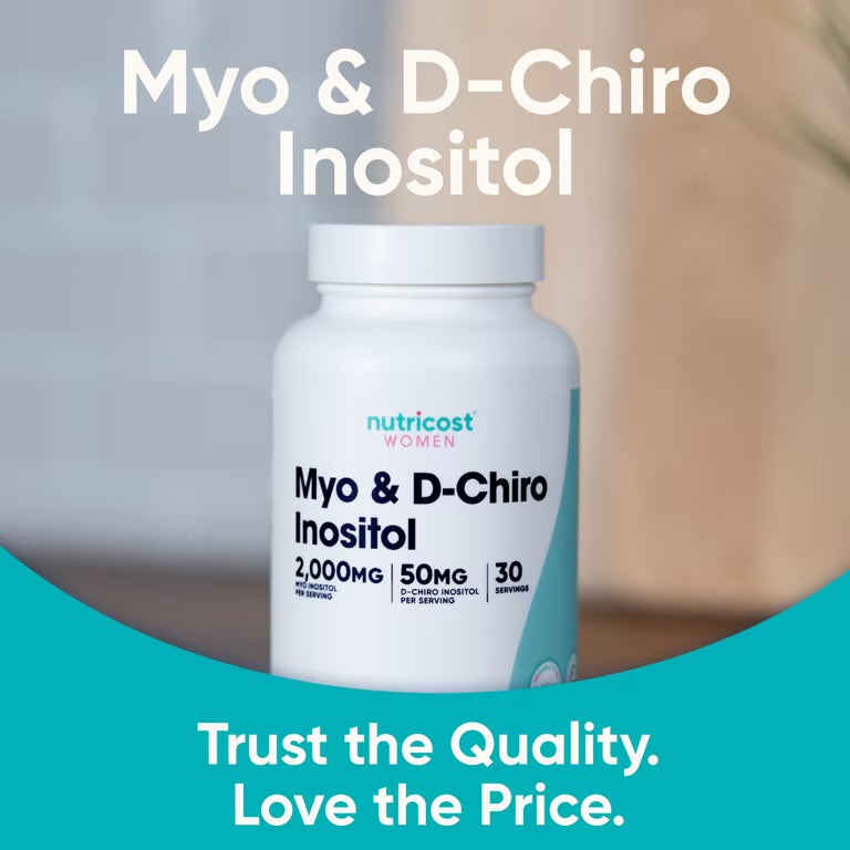 Nutricost, Women, Myo & D-Chiro Inositol, 120 Capsules