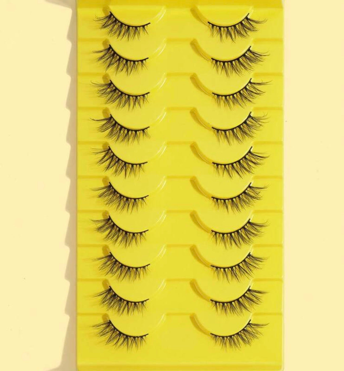 MAANGE 10 Pairs Natural Half/Full Eye False Eyelashes,