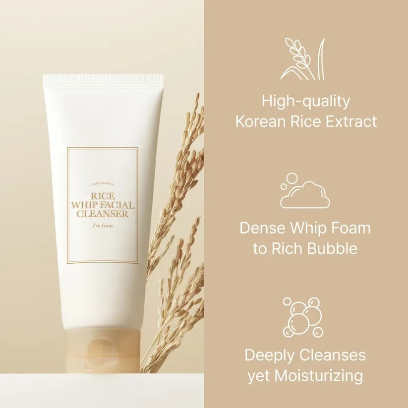 I'M FROM - Rice Whip Facial
Cleanser