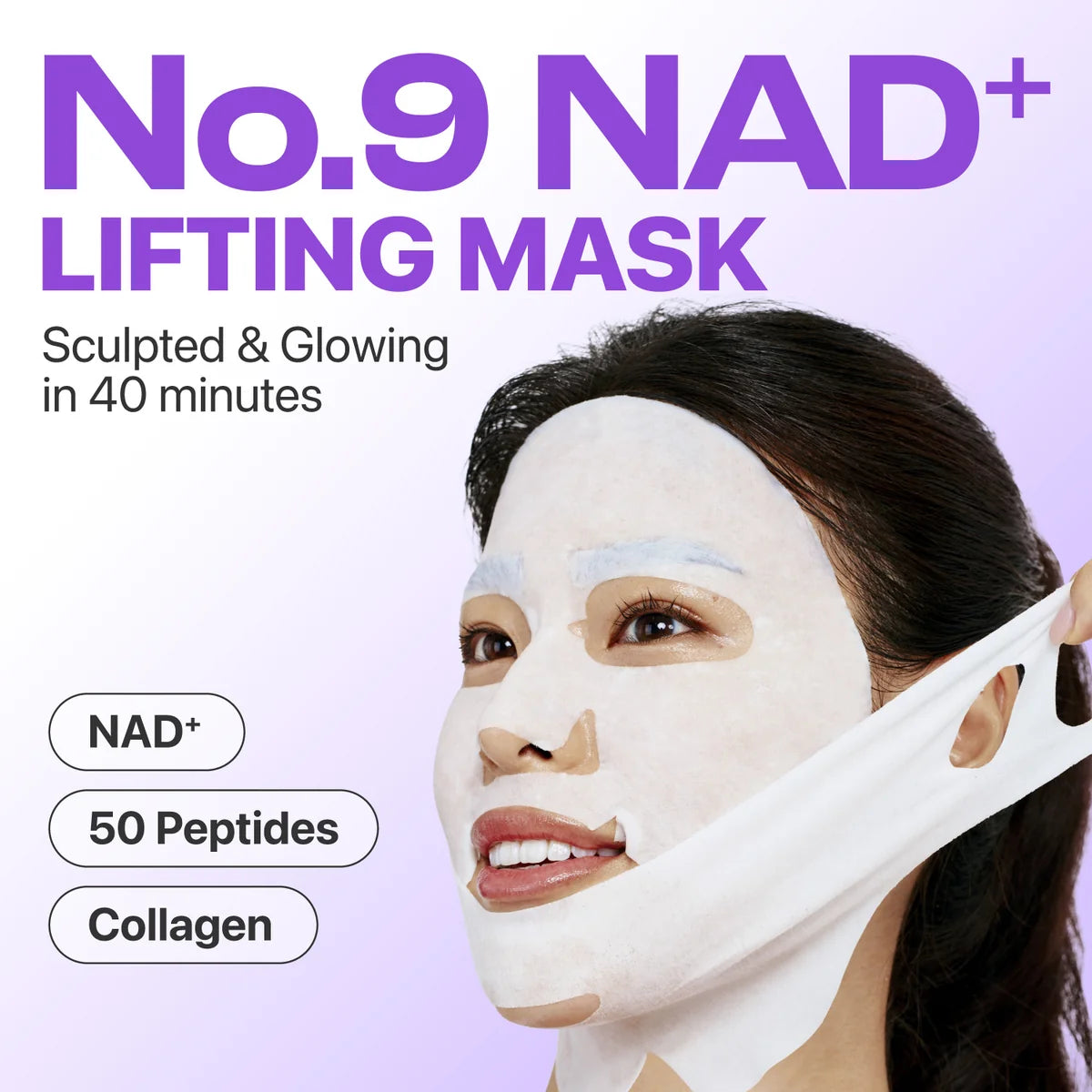 Numburzin No.9 NAD+ BIO Lifting-sil Full Face Mask